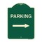 Signmission Parking Right Arrow Heavy-Gauge Aluminum Architectural Sign, 24" x 18", G-1824-23364 A-DES-G-1824-23364 - alternate 1